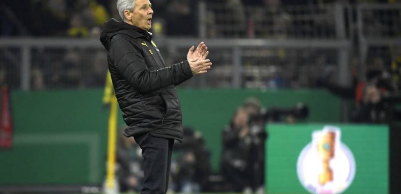 Dortmund : Lucien Favre se blesse en célébrant le but victorieux de son équipe en coupe d’Allemagne