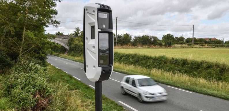 Bretagne : A peine installé, un radar tourelle déjà scié et mis à terre