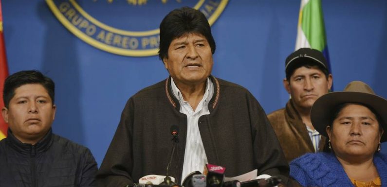 Bolivie: Le Mexique accorde l&rsquo;asile politique à Evo Morales