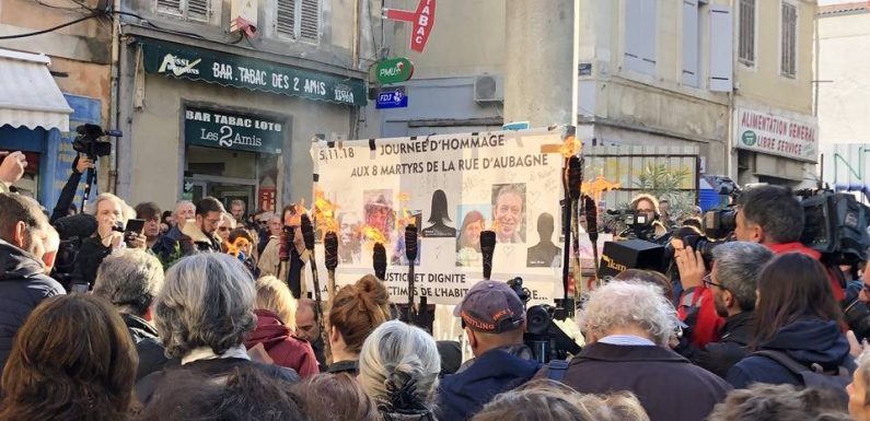 Immeubles effondrés à Marseille : Huit minutes de silence en hommage aux huit victimes de la rue d’Aubagne