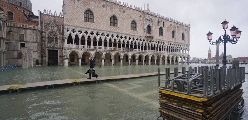 Italie : Les intempéries persistent dans le nord, Venise à nouveau sous les eaux