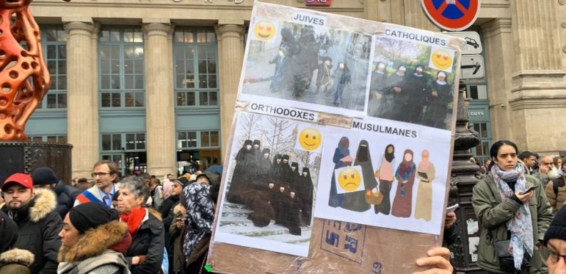 La marche islamo-gauchiste en direct