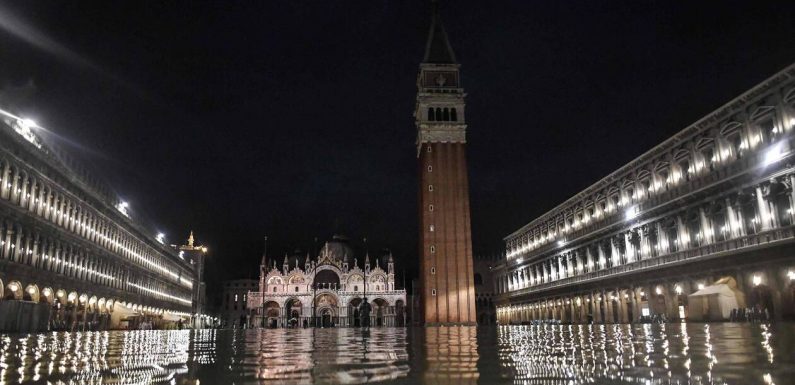EN IMAGES. Venise inondée par une « marée haute » historique