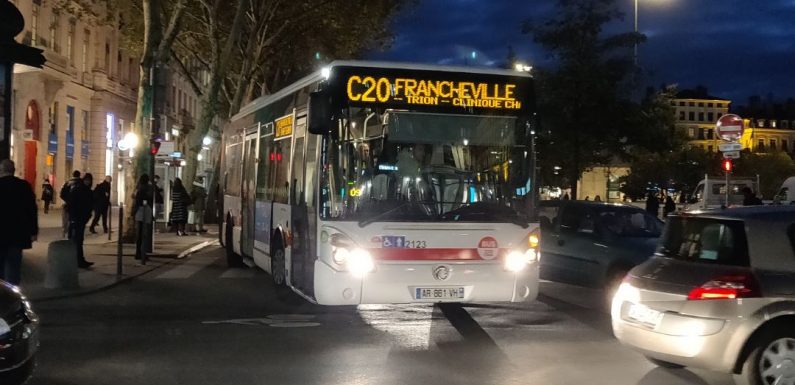 Lyon : les bus proposent désormais l’arrêt à la demande après 22 heures sur toutes les lignes