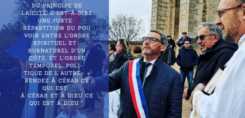 Il n’y avait pas à séparer des pouvoirs, puisque le christianisme est à l’origine même du principe de laïcité