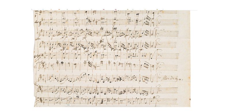 Une partition de jeunesse de Mozart sera vendue aux enchères
