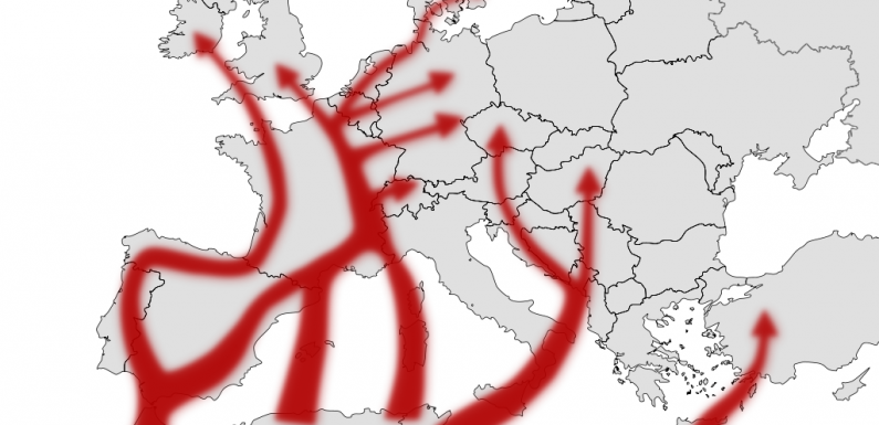 Au moins 25.000 migrants pénètrent illégalement chaque semaine en Europe
