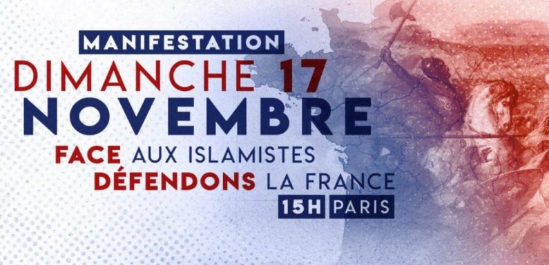 Manifestation contre l’islamisme le 17 novembre à Paris