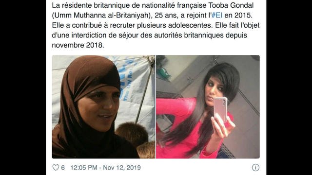 Qui est Tooba Gondal, la «marieuse de Daesh» prête à être renvoyée en France par la Turquie ?