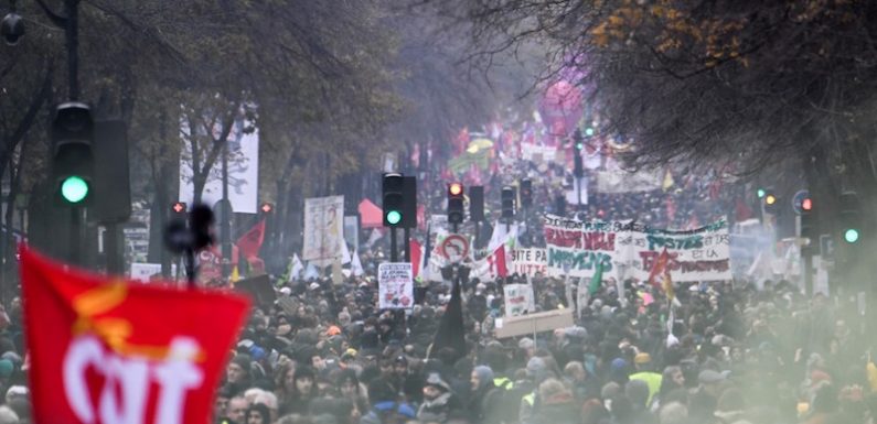 EN DIRECT – Manifestation parisienne contre la réforme des retraites : 250.000 personnes selon la CGT