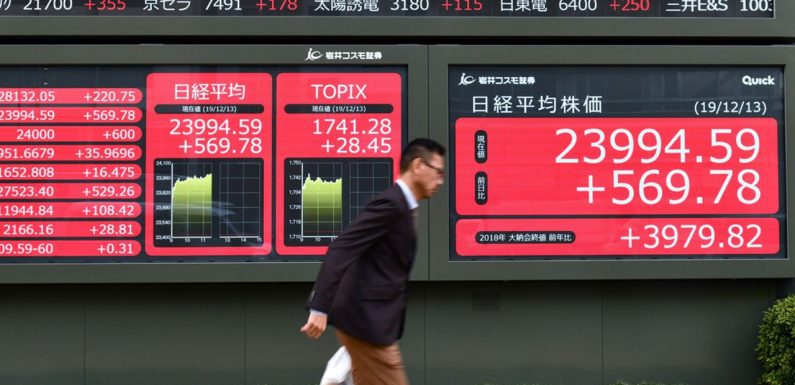 Trump et Johnson rassurent les Bourses asiatiques