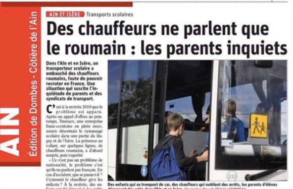 Ain et Isère : des chauffeurs de bus scolaires ne parlent que Roumain, les parents dénoncent déjà des ratés et craignent les conséquences en cas d’accident