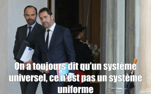 Philippe et Castaner défendent l’exception faite pour les retraites des policiers
