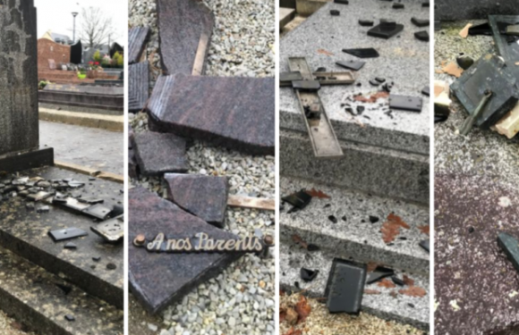 Aron (53): le cimetière saccagé et pillé