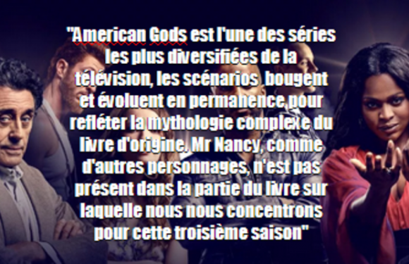 Télévision : trois personnages ethniques supprimés de la série « American Gods », l’un des acteurs virés accuse accuse Amazon de racisme