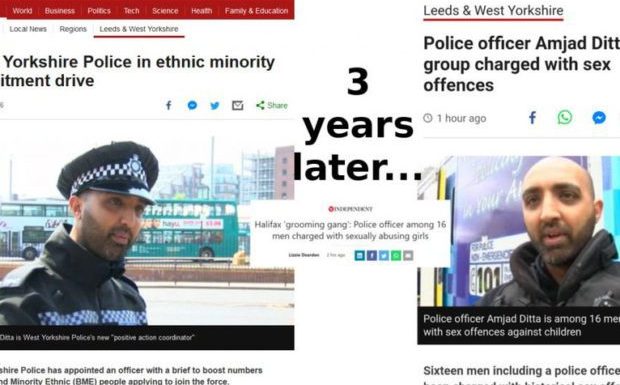 Royaume-Uni : un policier, dont le recrutement avait servi à promouvoir la diversité, parmi les 16 accusés d’un gang de violeurs