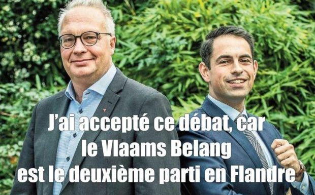 Les présidents du Parti du Travail de Belgique et du Vlaams Belang posent ensemble : une photo qui fait polémique