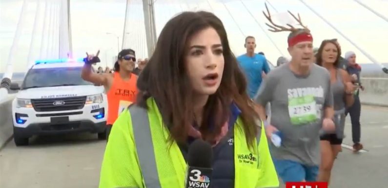 Female TV reporter seeks criminal charges against man who slapped her backside on camera