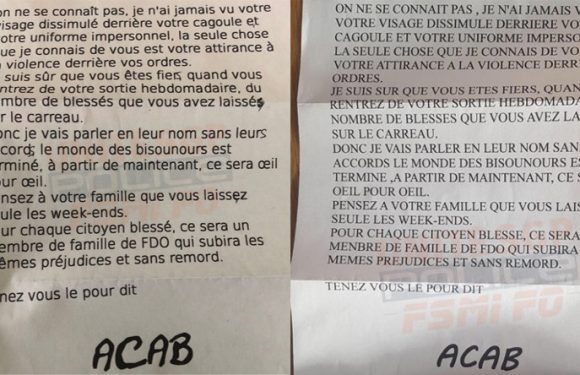 Familles de CRS menacées : les policiers, victimes expiatoires de la fermeté du gouvernement ?
