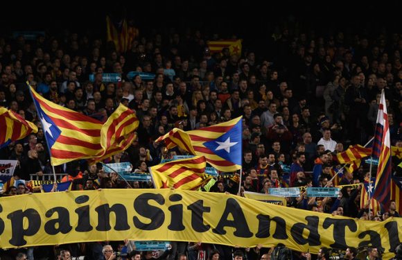 Un Clasico sous tension à Barcelone sur fond de revendications indépendantistes (IMAGES)