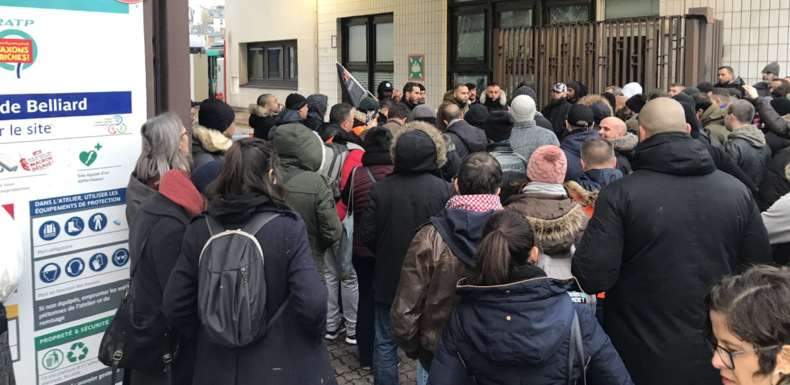 Grève contre la réforme des retraites : des agents de la RATP se mobilisent à Paris