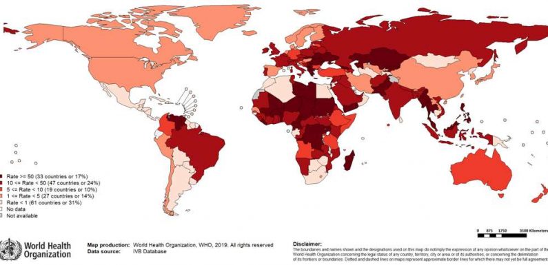 La rougeole a fait plus de morts en 2018 qu’en 2017 !