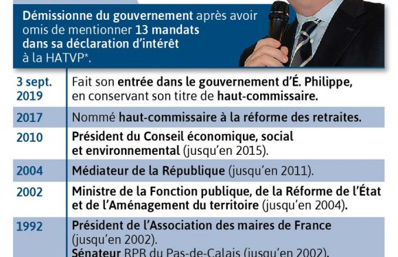 La Haute autorité pour la transparence saisit la justice pour les « omissions » de Jean-Paul Delevoye