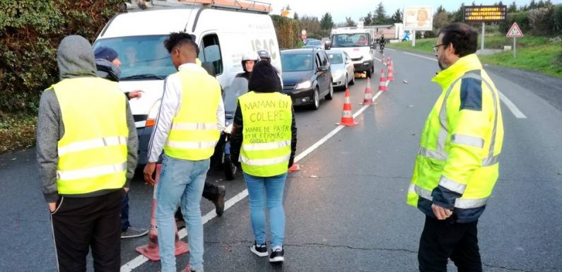 Nantes: Les « gilets jaunes » à l’action près de l’aéroport ce lundi matin