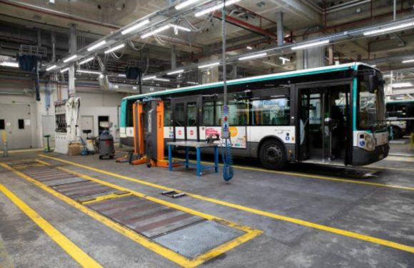 Paris: Près d&rsquo;un tiers des dépôts de bus RATP bloqués par des grévistes