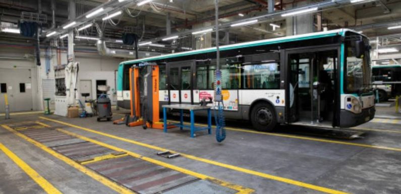 Paris: Près d’un tiers des dépôts de bus RATP bloqués par des grévistes