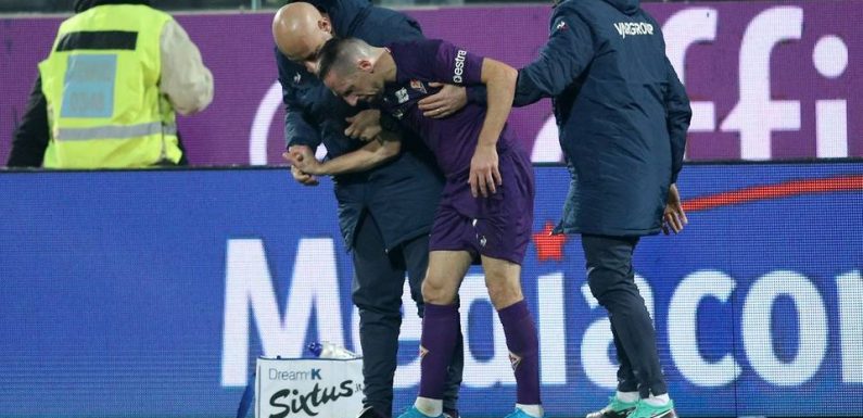 Fiorentina: Franck Ribéry va être opéré de la cheville après le tacle violent subi contre Lecce