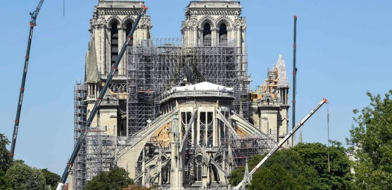 Incendie de Notre-Dame : Le démontage de l’échafaudage priorité absolue des travaux de la cathédrale