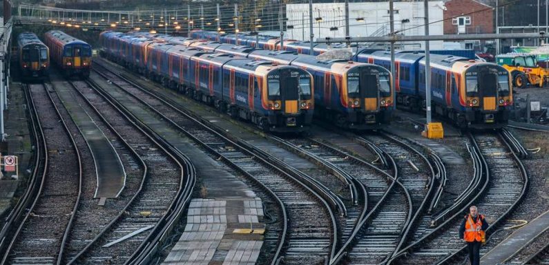 Londres : Début d’une longue grève dans des trains de banlieue