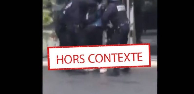 Attention à cette vidéo de violences policières (qui date de 2016)