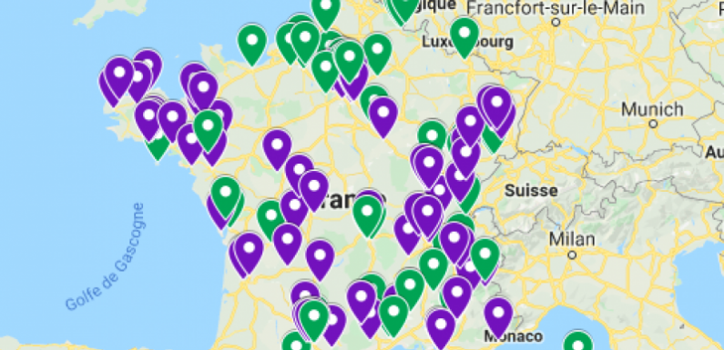 La carte de France des communes mobilisées contre les pesticides