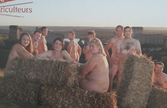 Eure : les agriculteurs se mettent à nu pour un calendrier