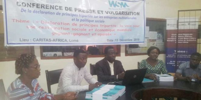 Togo : une déclaration qui ‘recadre’ les multinationales pour une justice sociale