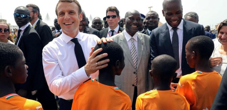Macron à Abidjan : Drogba, pom-pom girls et taekwondo… l’escale très sport du président