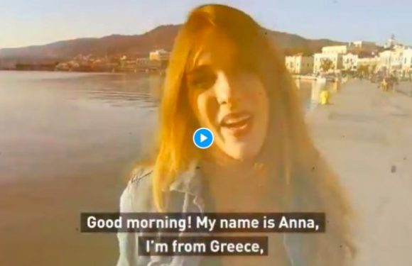 Cette jeune grecque vous emmène visiter son île de Lesbos, et ça fait froid dans le dos