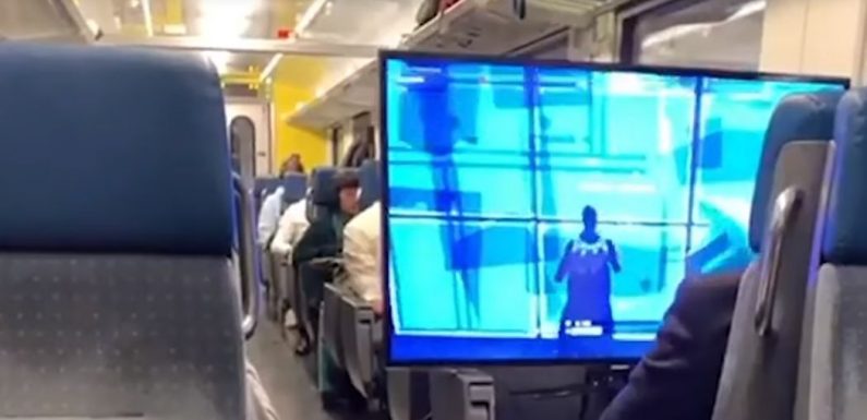 INSOLITE – Bâle : un ado emmène son écran plat dans le train pour jouer à Fortnite