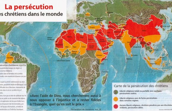 Aujourd’hui, pratiquer la religion chrétienne, en Asie ou au Moyen-Orient peut vous mettre en danger de mort