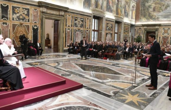 L’équipe de Liberté politique et Stop au porno avec le groupe d’entrepreneurs chrétiens français à Rome