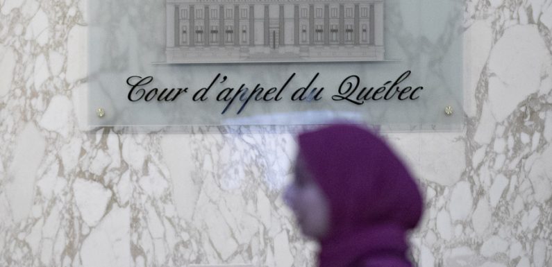 La Cour d’appel maintient la Loi sur la laïcité