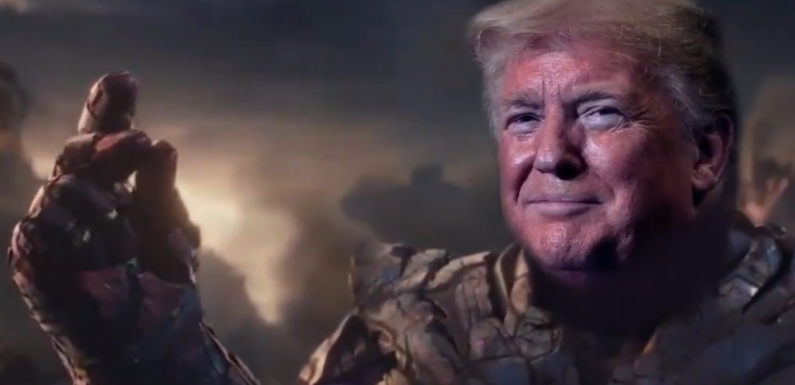Trump se ridiculise en s’identifiant à Thanos, super-méchant de Marvel