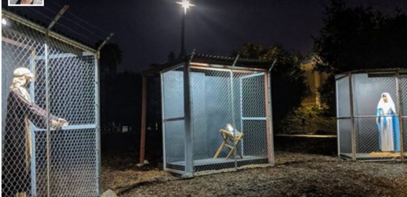 Jésus, Marie et Joseph dans des cages séparées : la crèche qui proteste contre le traitement des migrants aux USA
