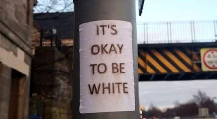 ‘It’s okay to be white’ stickers found in Perth city centre branded ‘atrocious’