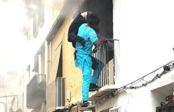 Un inmigrante «héroe anónimo» salva la vida a un enfermo en un incendio en casa y desaparece
