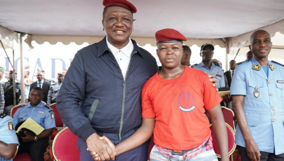 Laurence Adjoua, la 1ère femme commando de l’armée ivoirienne