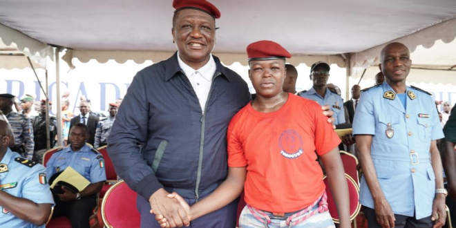 Laurence Adjoua, la 1ère femme commando de l’armée ivoirienne