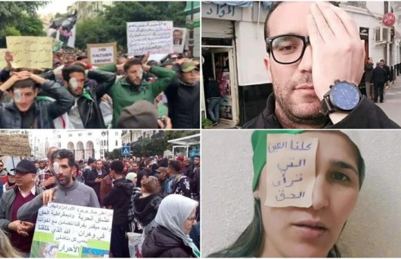En Algérie, un cache-œil pour dénoncer les violences policières